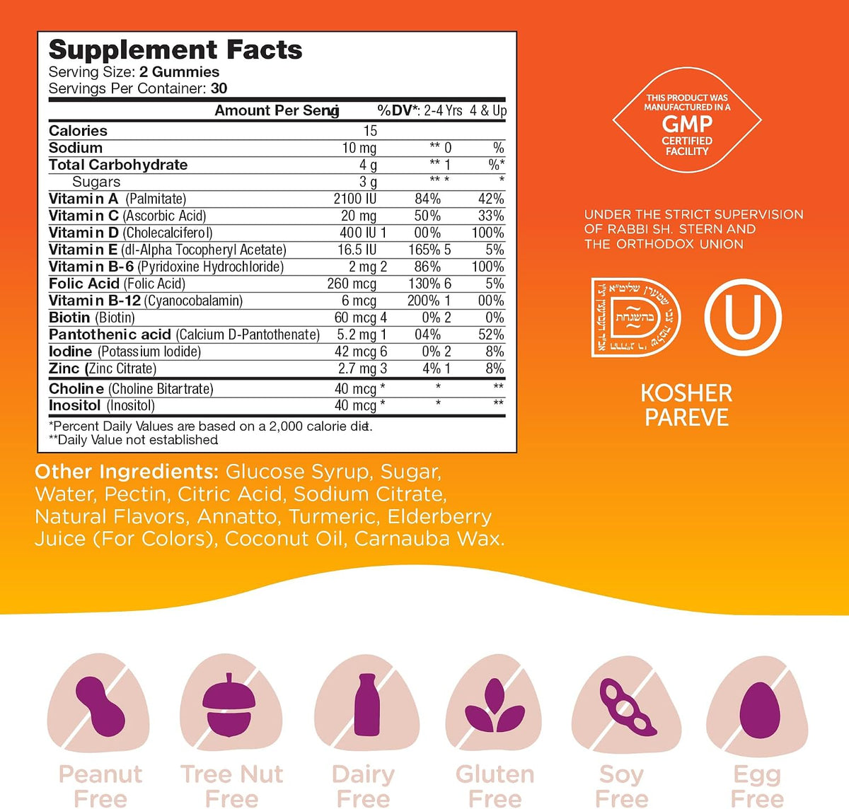 Zahler Chapter One - Multivitamínico – Vitamina A: Contribuye al mantenimiento de la visión y la piel normales. – Image 5