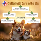 Life Line Pet Nutrition Aceite de Salmón y Abadejo Salvaje de Alaska - Suplemento Omega 3 para Perros y Gatos en Todas las Etapas de Vida, 488 ml