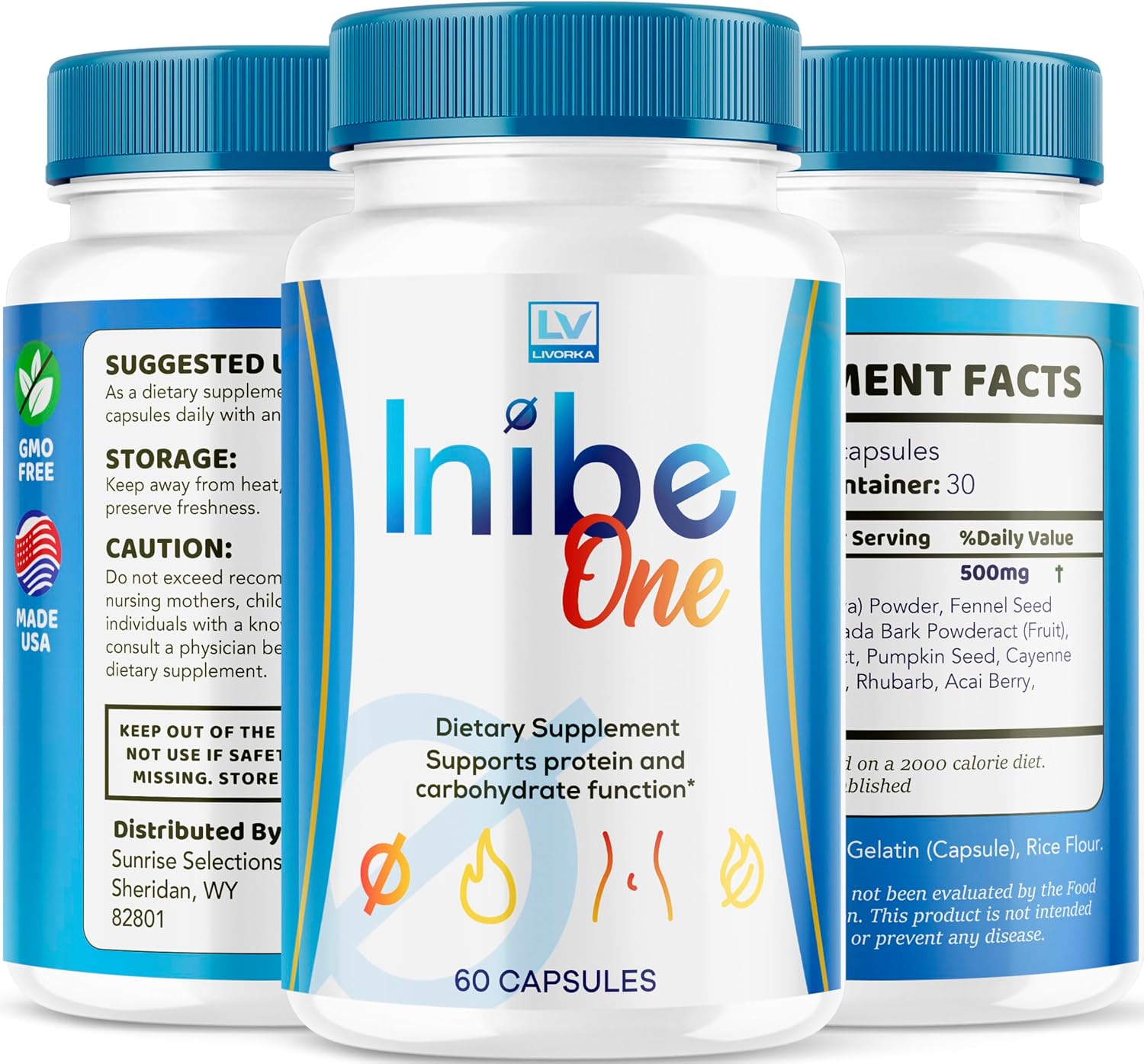 Inibe One Cápsulas (2 Pack) – 120 Cápsulas