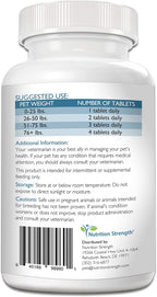 Nutrition Strength Taurina para Perros con Coenzima Q10 - Apoyo Cardíaco - 120 Comprimidos Masticables