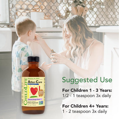CHILDLIFE ESSENTIALS Aller-Care - Jarabe Natural para Niños con Saúco, Zinc, Bromelina y Vitamina C - 118 ml – Image 7