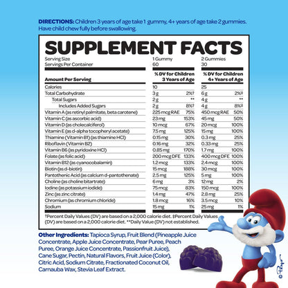 Gominolas Multivitamínicas Smurfs para Niños – Vitamina C: ayuda a la protección de las células frente al daño – Image 2