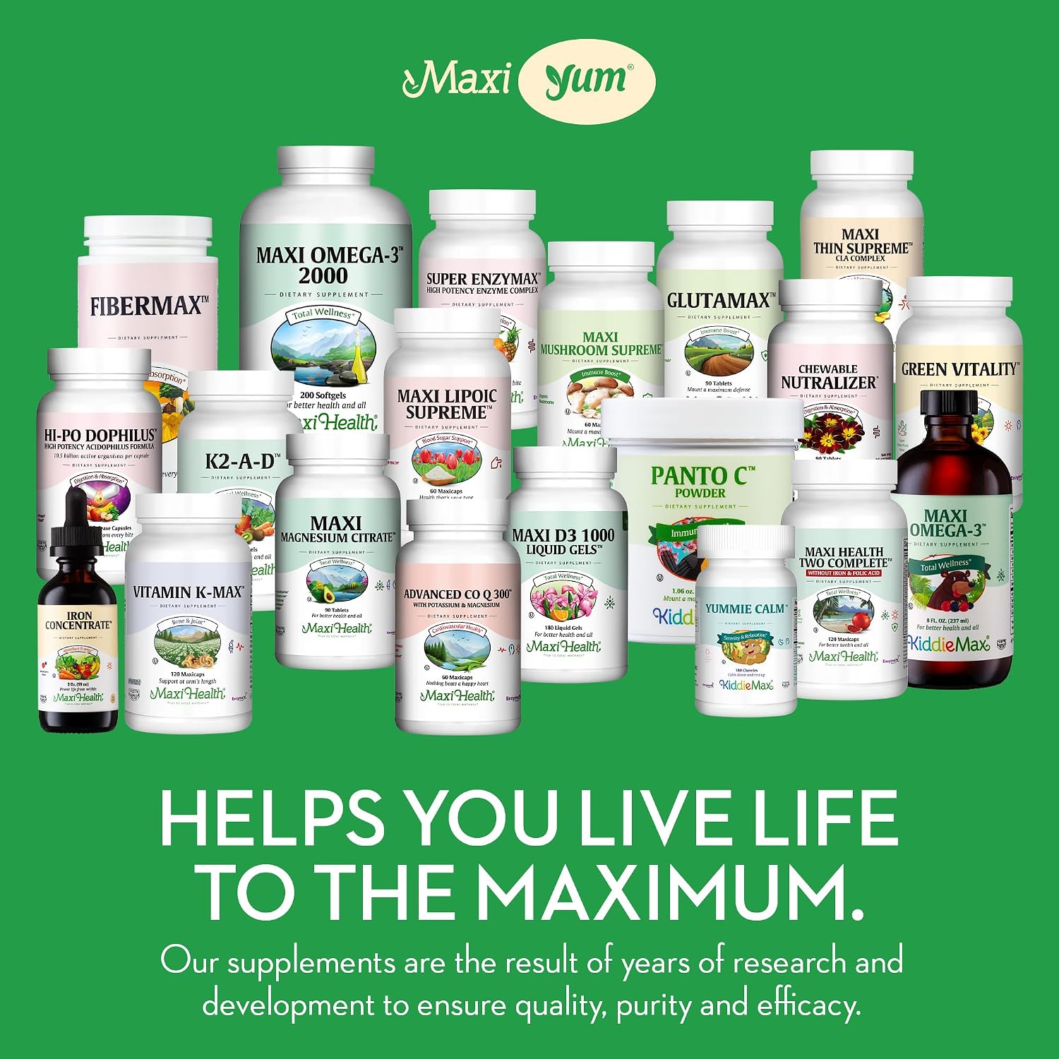 Maxi Health Vitamina D3 Gomitas 1000 UI - 60 Unidades