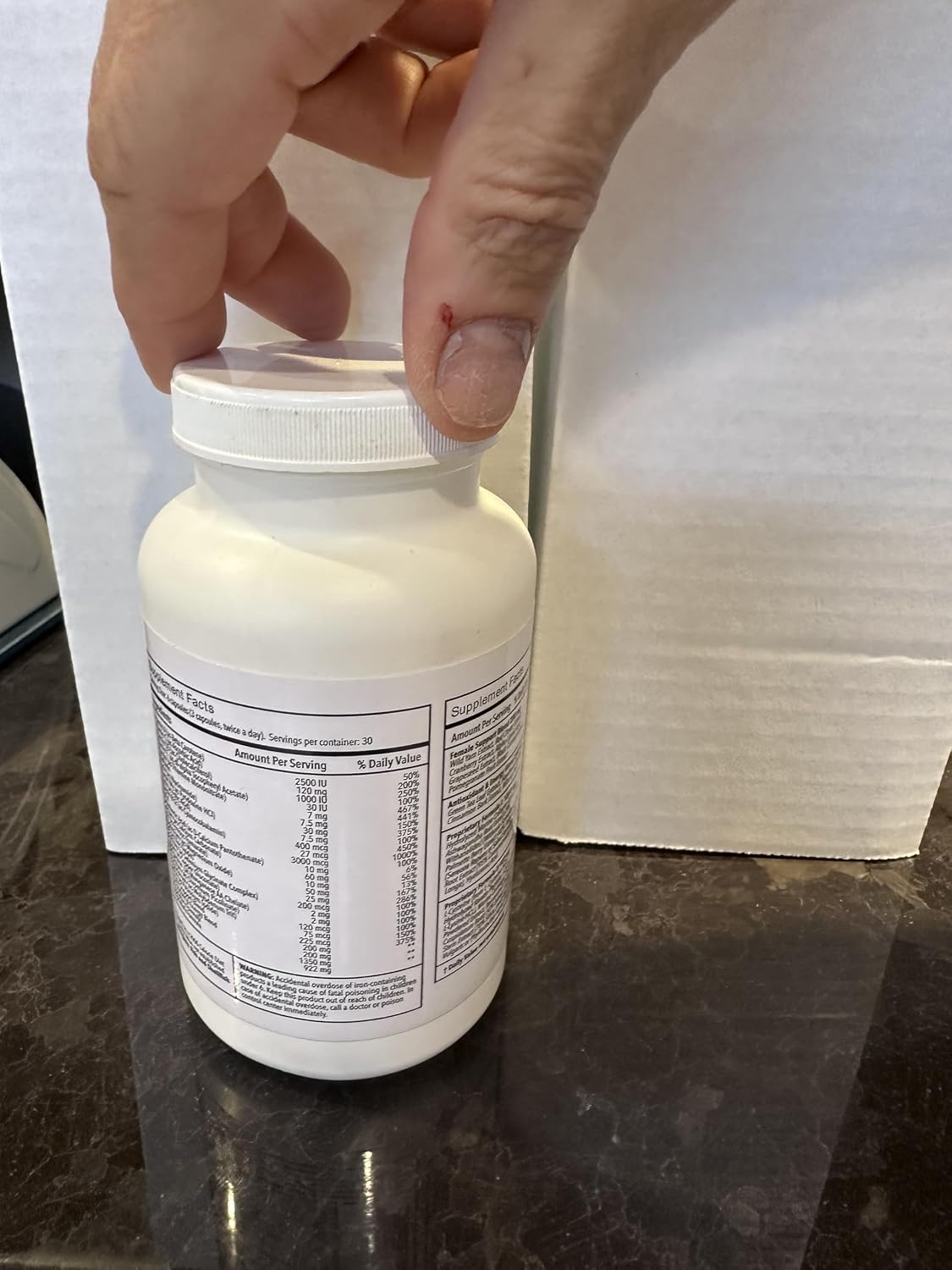 Ultimate Regrow Multivitamin – Cabello, Piel y Uñas, 360 Cápsulas