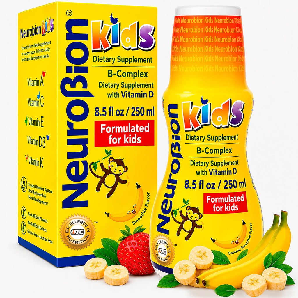 Neurobion Kids B Complex Líquido - Multivitamínico para Niños - 250 ml