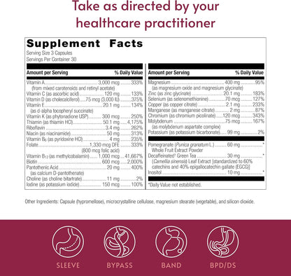 Bariatric Advantage Ultra Multi Sin Hierro - Multivitamínico de Alta Potencia, 90 Cápsulas – Image 4
