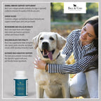BILL & COO Best Lives Suplemento de Fibra con Probióticos, Colágeno Bovino y Remolacha para Perros - 90g