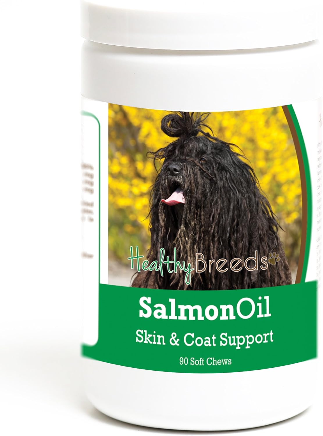 Healthy Breeds Bergamasco Salmon Oil Soft Chews, 90 Unidades