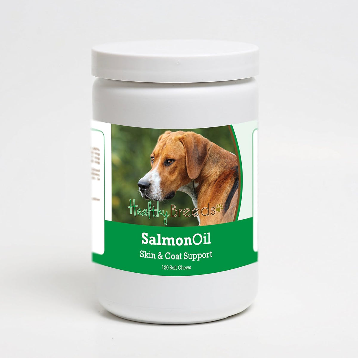 Healthy Breeds English Foxhound Salmon Oil – Fuente del aceite: El salmón silvestre de aguas limpias ofrece un – Image 1