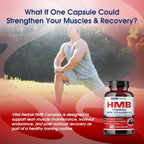 VITAL HERBAL Liposomal HMB con Vitamina D3 – Máxima Potencia – Apoya la Salud Muscular y el Cuerpo Activo