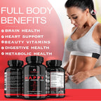 Complejo B Completo con Vitaminas B1-B12, Vitamina C, Biotina e Inositol