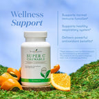 Young Living Super C Chewable - 90 Tablets with Vitamin C, Camu Camu, Acerola, Cherry and Rosehip