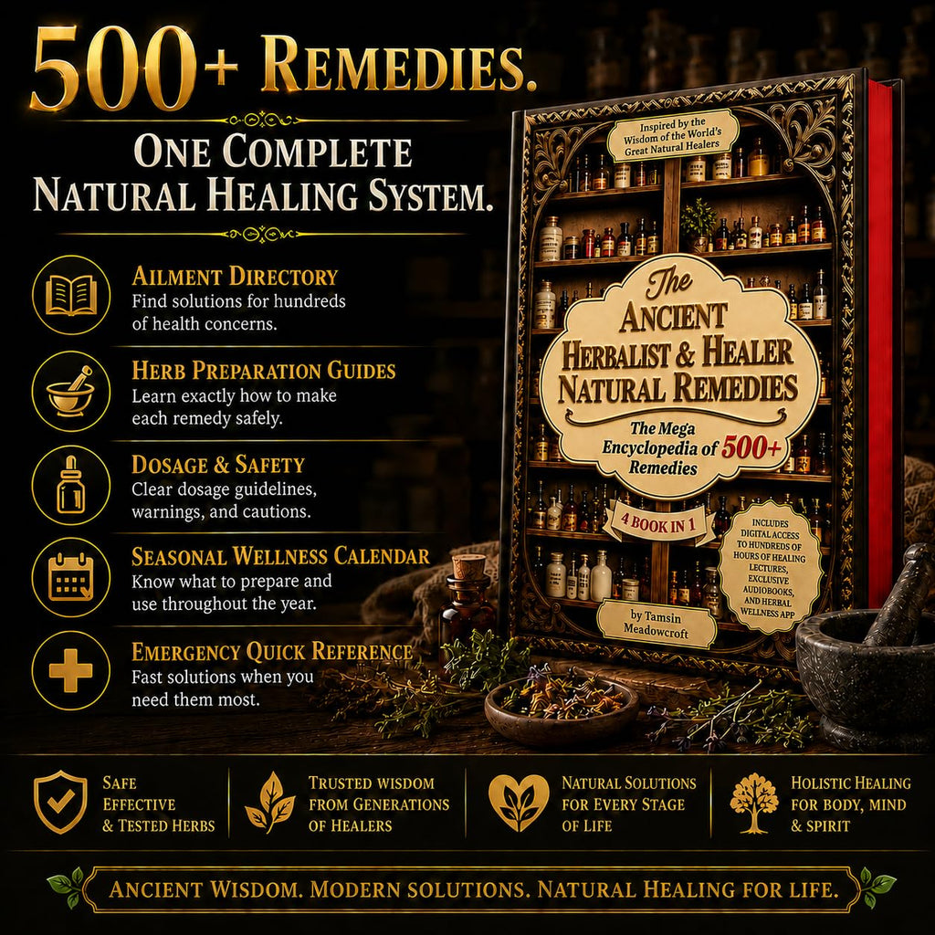 The Ancient Herbalist & Healer Natural Remedies. 4 Books in 1 The Mega Apothecary Encyclopedia: 500+ Remedies for Daily Wellness, Beauty, Hormonal ... Home, Inspired by Natural Health Teachings