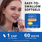 Cápsulas Blandas de Cortisol con Ashwagandha, Magnesio y L-Teanina - 60 Cápsulas