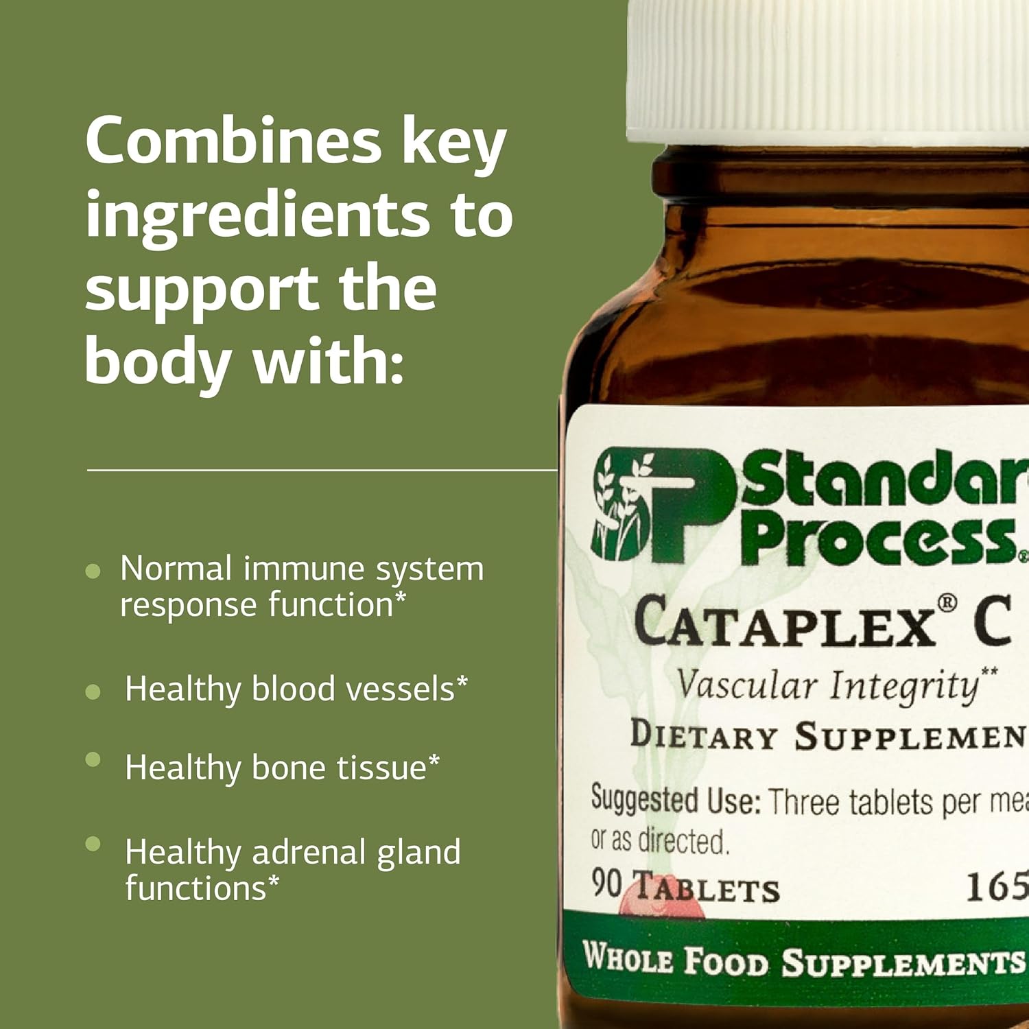Standard Process Cataplex C - Vitamina C Antioxidante - 90 Comprimidos