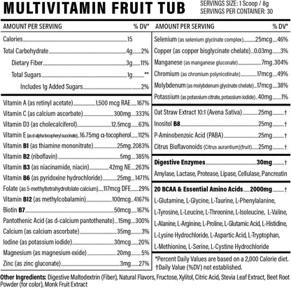 Sport Formula 99 Multivitamin Powder - Drink – Aminoácidos ramificados (BCAA) : como leucina, isoleucina y valina, – Image 4
