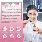 Wanish NAD Liposomal 500 mg – Nicotinamida para Mujeres, Vegano, Sin Azúcar