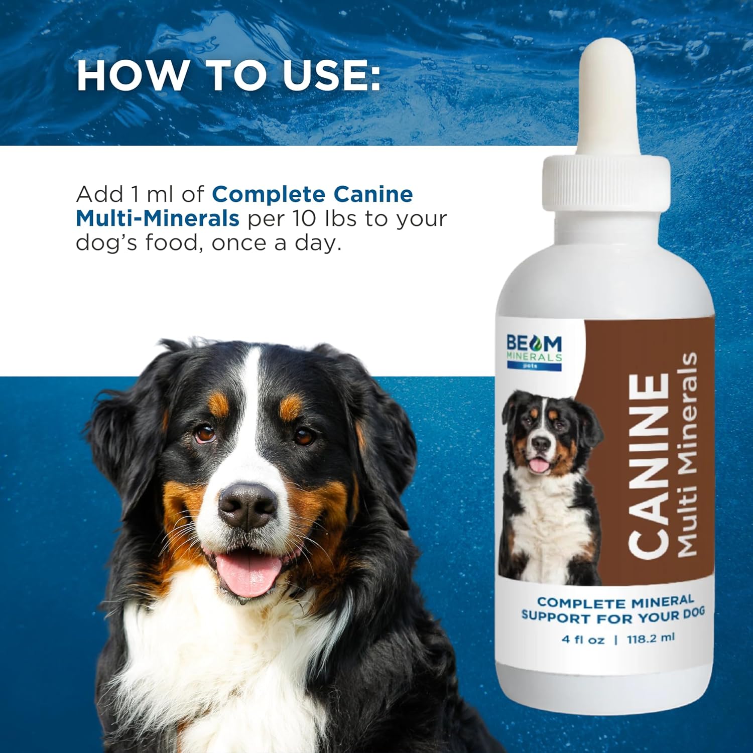 Complete Canine Multi-Minerals | Minerales completos para perros | Contiene ácido húmico y fúlvico | 118 ml