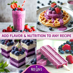 Super Berry Powder - 1 Paquete, 240g - Apoyo Inmunológico - Complemento Alimenticio - Bayas Superfood - Mezcla para Batidos - Impulso Saludable para Bebidas Detox - de NextGenU