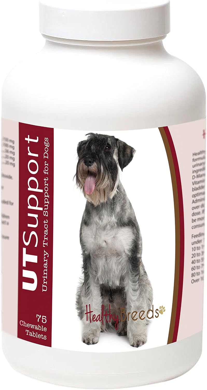 Healthy Breeds Cranberry Masticables para Schnauzer Estándar - Apoyo Urinario - 75 Unidades
