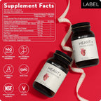 Blisque Heart+ – Apoyo Natural para la Presión Arterial y Salud Cardiovascular | Coenzima Q10, Espino Blanco, Remolacha, Cúrcuma | 90 Cápsulas