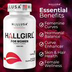 Hallusa Natural Hallgirl Aguaje Curves 1000mg – Cápsulas para el Bienestar Femenino