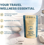 TravelVita Natural Travel Pills - Complemento para viajes (30 días)