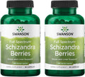 Swanson Full Spectrum Schizandra Berries - 90 Cápsulas (525 mg) Pack de 2