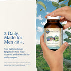 Garden of Life Organics Men's 40+ Multivitamin with Prostate Support, B12 & Vitamins – Vegan Daily Whole Food Multivitamin, Non-GMO, Certified Organic, 120 Tablets