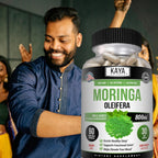 Kaya Naturals Extracto de Hoja de Moringa - Superalimento Verde - 60 Cápsulas Vegetales