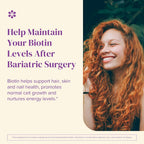 BariMelts Biotin 5000mcg - 90 Comprimidos de Disolución Rápida, Sabor Fresa Natural