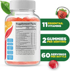 Doctors Finest Multivitamínico para Niños en Gominolas - Vegano, Sin Gluten, Sin OGM - Sabor Frutal - 120 Gomitas