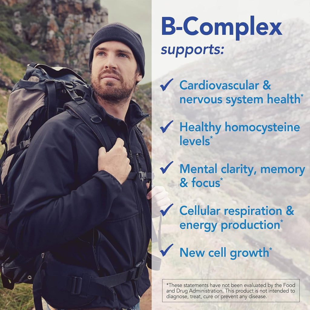 Patient One B-Complex - Complejo B con Quatrefolic, 60 Cápsulas