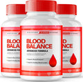 Blood Balance Blood Formula Support Supplement - Cápsulas para Circulación Saludable, 3 Envases