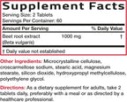 Bronson Beet Root Double Strength, 120 Comprimidos Vegetarianos