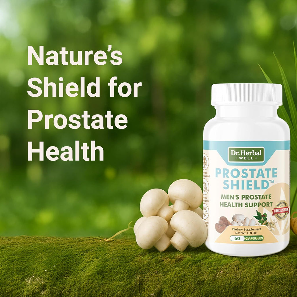 Prostate Shield – Apoyo Prostático 100% Natural, Sin Vitaminas ni Minerales Añadidos