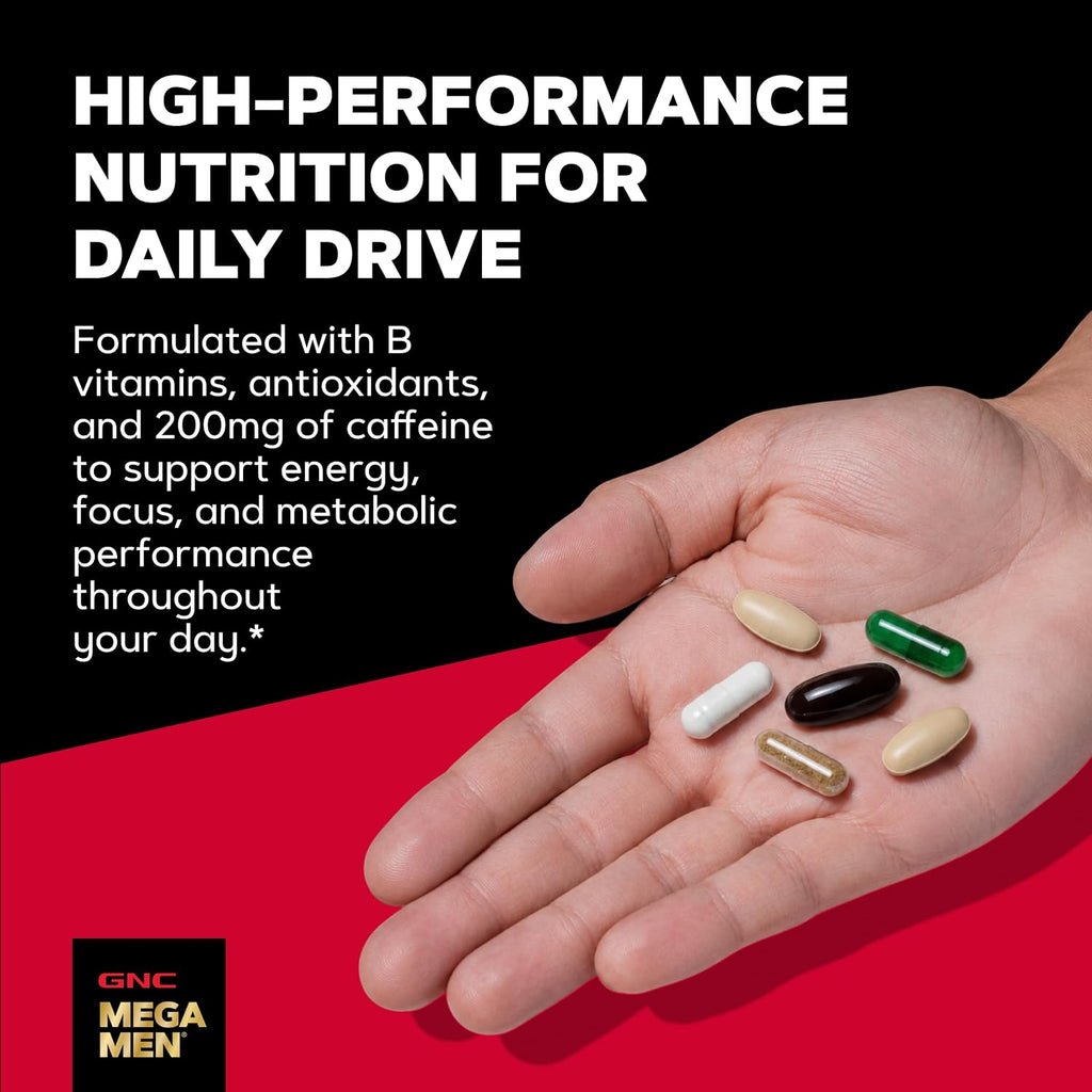 GNC Mega Men Energy and Metabolism Vitapak – 30 Paquetes Diarios
