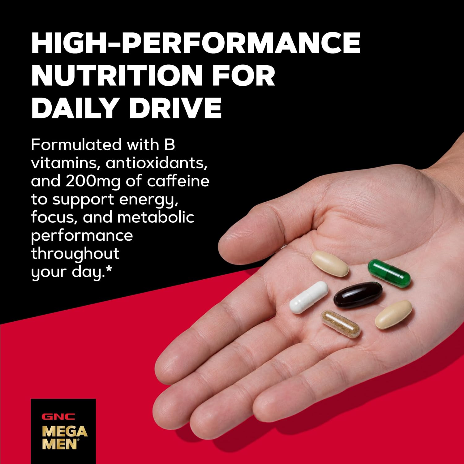 GNC Mega Men Energy and Metabolism Vitapak – 30 Paquetes Diarios
