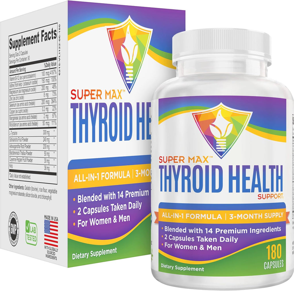 Thyroid Support Complex - 180 Cápsulas (3 Meses)