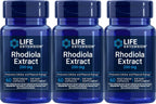 Life Extension Extracto de Rodiola, 60 Cápsulas Vegetarianas (Paquete de 3)