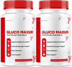 (2 Paquete) GlucoMaxum Cápsulas – Suplemento Premium Fórmula Oficial, Apoyo Avanzado para Hábitos Saludables, Ingredientes Naturales, 120 Cápsulas para 2 Meses