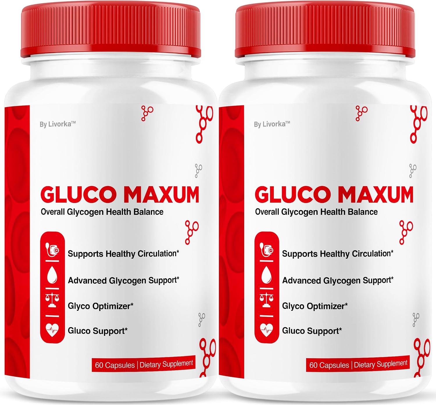 (2 Paquete) GlucoMaxum Cápsulas – Suplemento Premium Fórmula Oficial, Apoyo Avanzado para Hábitos Saludables, Ingredientes Naturales, 120 Cápsulas para 2 Meses