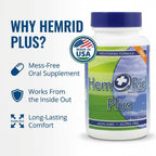 HemRid Plus Advanced Herbal Formula - 45 Vegan Capsules