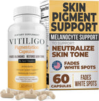 Dermawonder Vitiligo Capsules 60 Cápsulas | Suplemento para la Pigmentación de la Piel