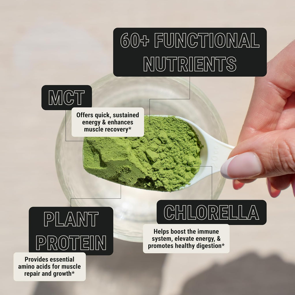 ON3 Athletic Greens & Superfood Blend con Chlorella - 5 porciones