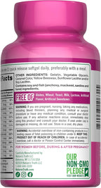 Nature's Truth Vitaminas Prenatales con DHA y Ácido Fólico - 60 Cápsulas Blandas