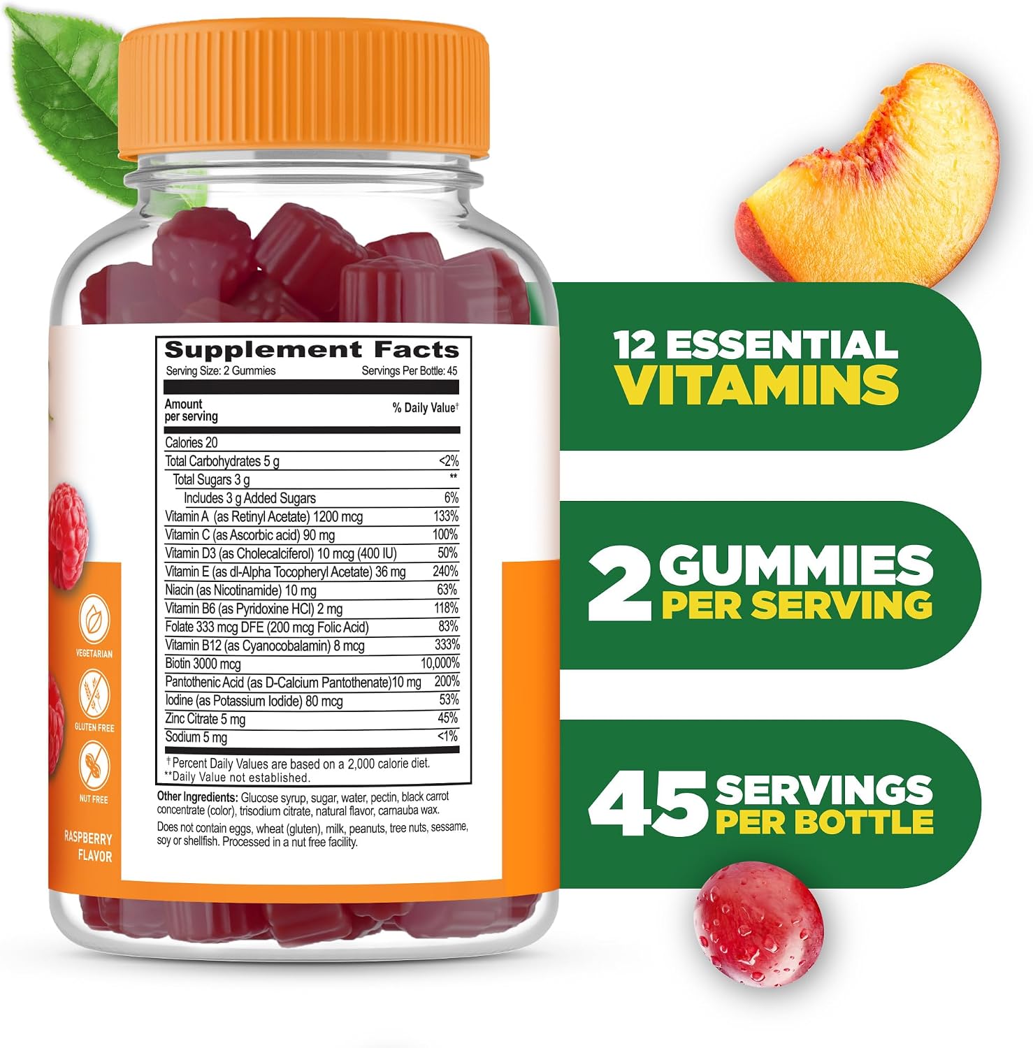 Lifeable Multivitamínico Femenino en Gominolas Sabor Frambuesa - 90 Gominolas