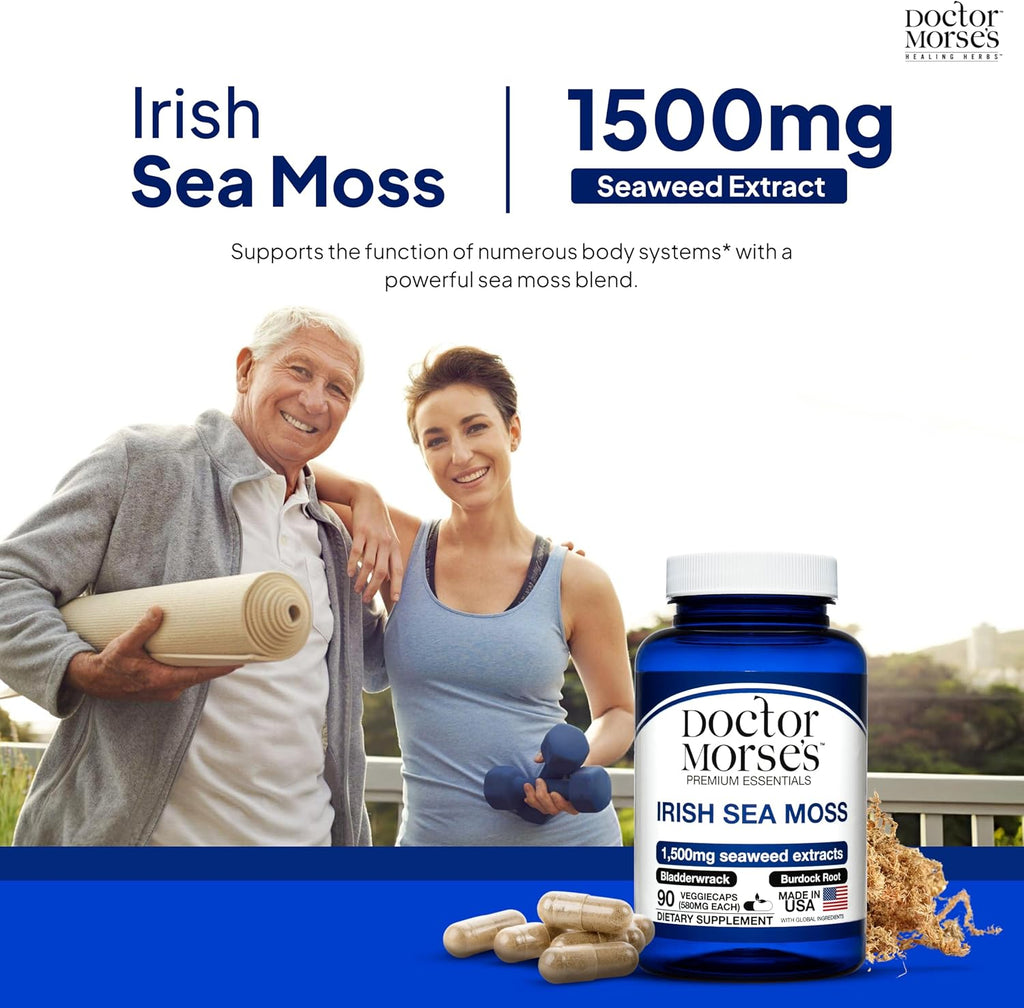 Irish Sea Moss Advanced Cápsulas 1500mg - Doctor Morse's