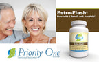 Priority One Vitamins Estro Flash 60 Cápsulas Vegetarianas - Diseñado para Apoyar un Sistema Endocrino Femenino Saludable en Mujeres Maduras