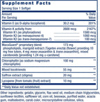 Life Extension Once-Daily Health Booster - Vitaminas E, K1 y K2 - 30 Cápsulas Blandas